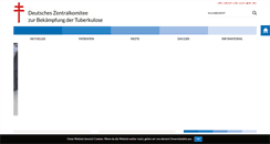 Desktop Screenshot of dzk-tuberkulose.de